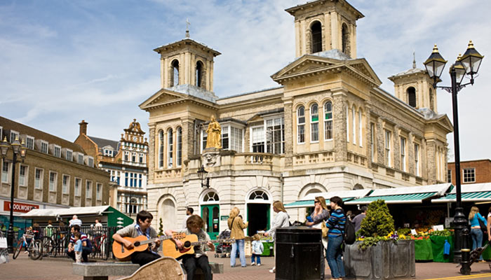 Kingston upon Thames market square